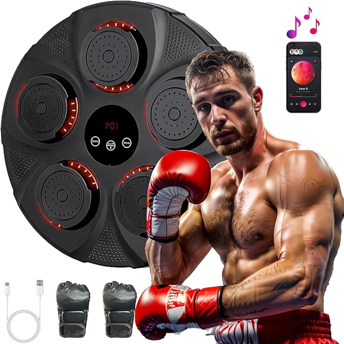 Elite Music Boxing Training Machine + Gloves