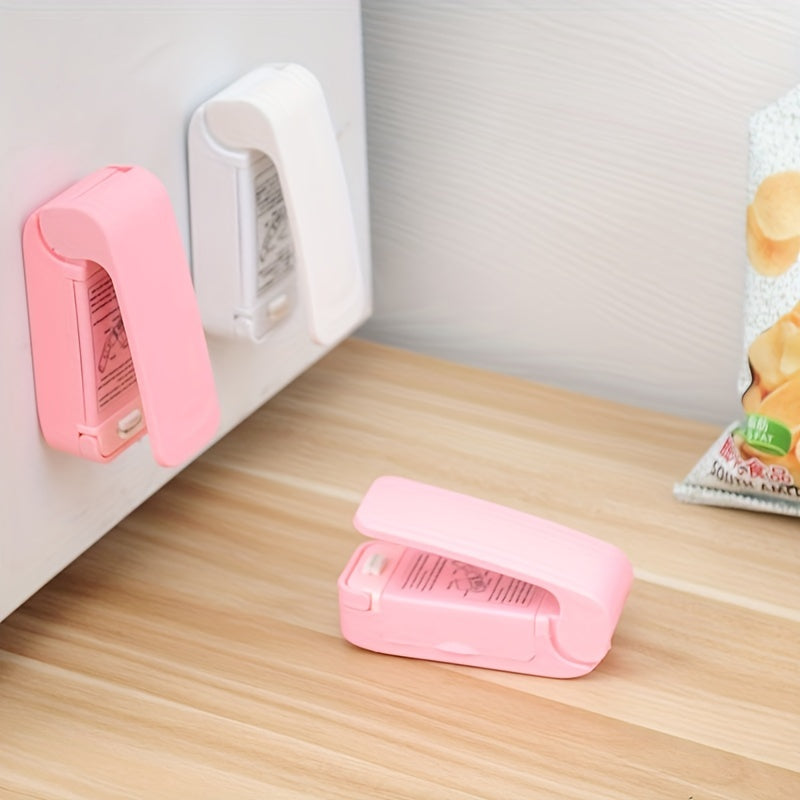 Mini Household Vacuum Sealing Machine: Keep Snacks Fresh & Portable For On-the-Go!