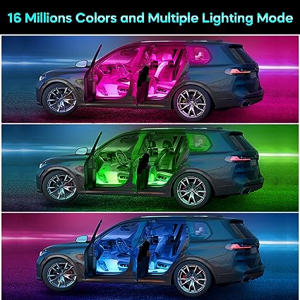 Multiple Car LED Interior Lighting Mode