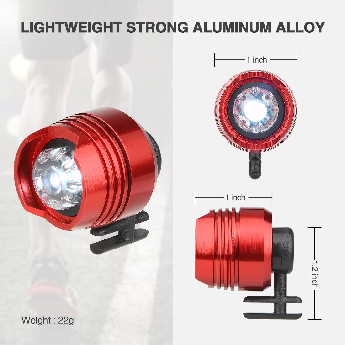 Lightweight LED Headlights: Strong Aluminum Alloy Build