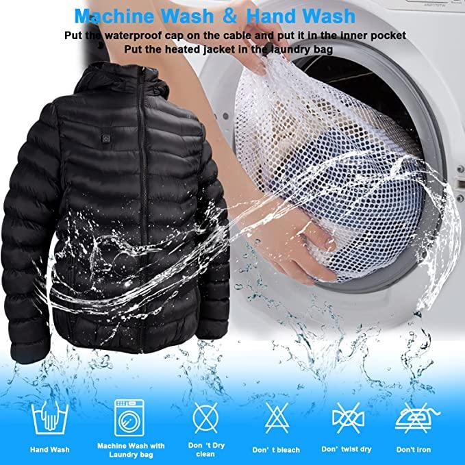 Machine Wash Compatible Electric Heated Jacket
