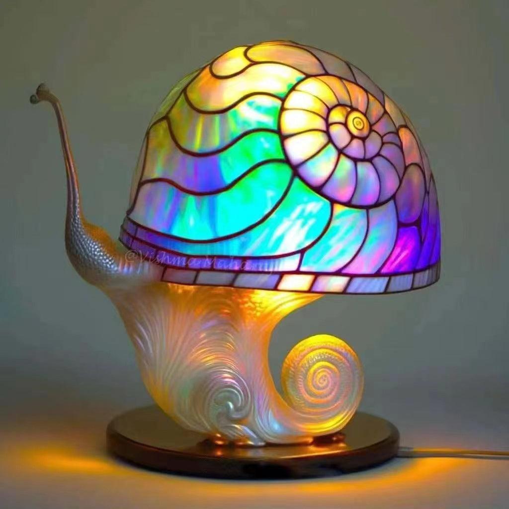 Artistic Stained Glass Lamp