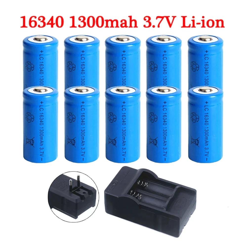 Rechargeable 16340 Lithium Battery