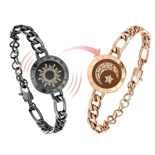 totwoo Long Distance Touch Bracelets for Couples