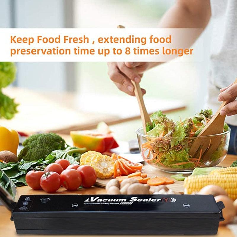 One-touch Automatic Food Sealer With - ShopAllurefy