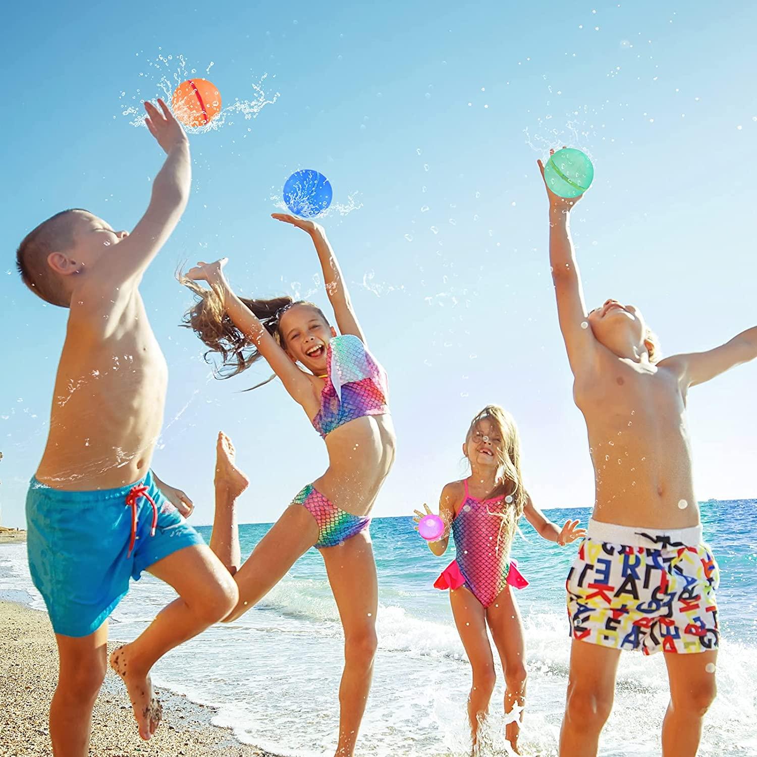 Reusable water balloons for eco-friendly water play