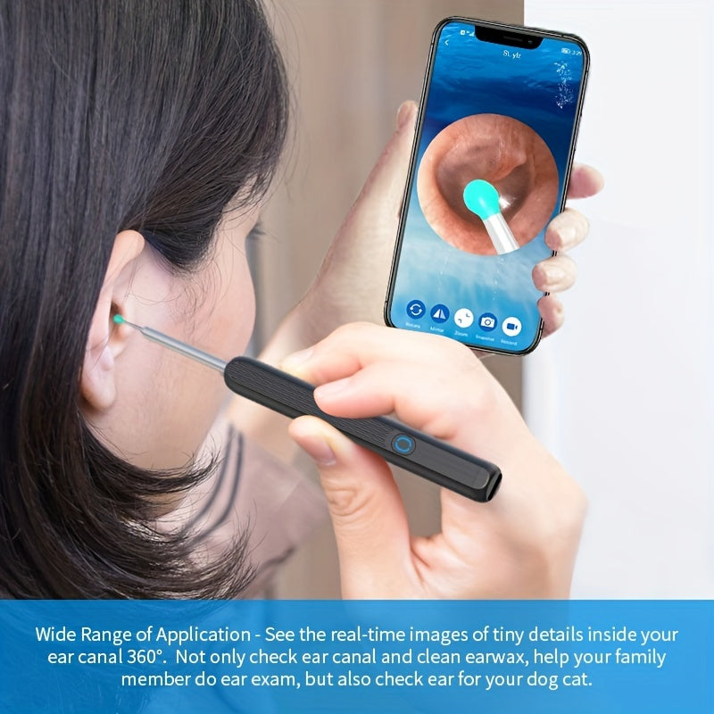 Shopallurefy ClearVue 1080P EarCam Pro - Smart Ear Cleaner with Camera