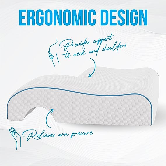 SereniCurve™ Arched Cuddle Pillow with Slow Rebound Memory Foam