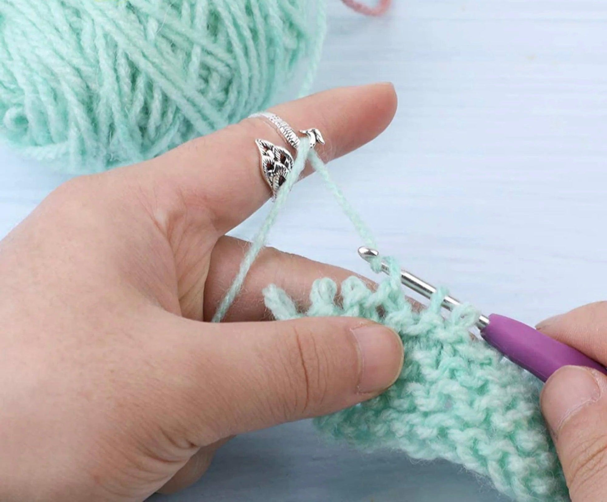 Adjustable Crochet/Knitting Rings - ShopAllurefy