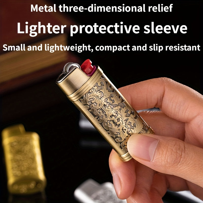 1pc, Mini Small Retro Lighter Case Cover Holder