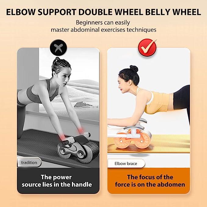 Sculpt Your Core with the Automatic Rebound Ab Roller Wheel