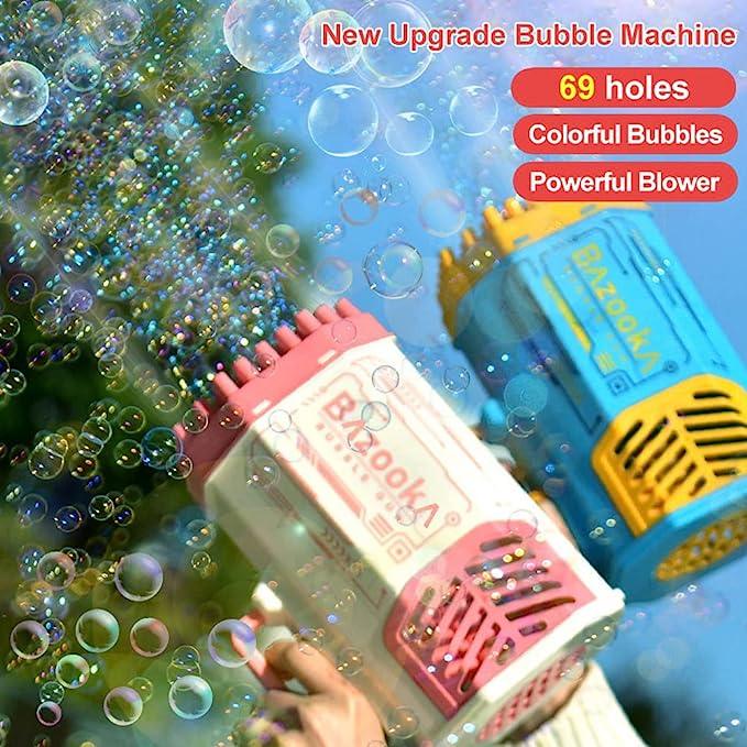 Endless Fun with the Automatic Bubble Gun: 69 Holes