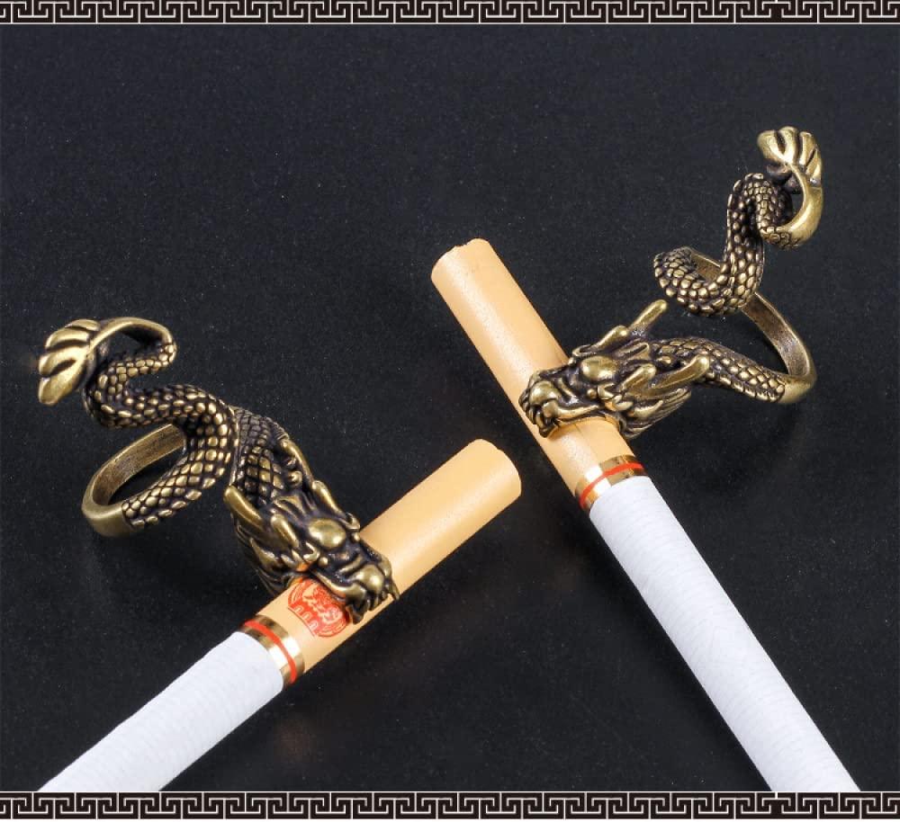 Antique Dragon Cigarette Holder Ring
