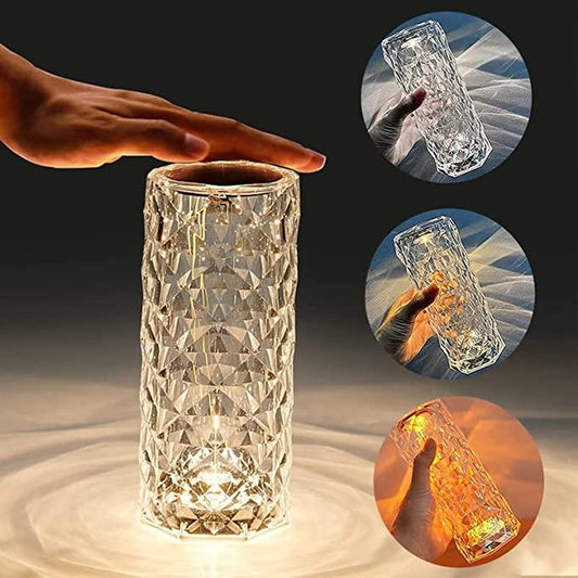 Crystal Color-Changing Touch Lamp