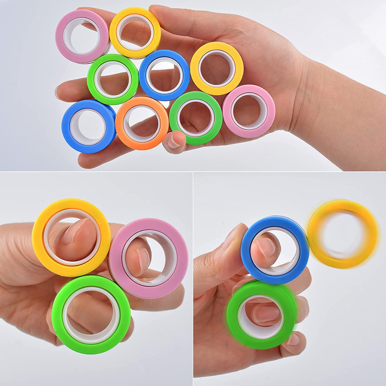 Fidget Metal Rings for Mind Relaxation