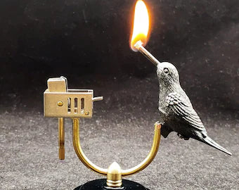 Handmade Brass Copper Bird Lighter
