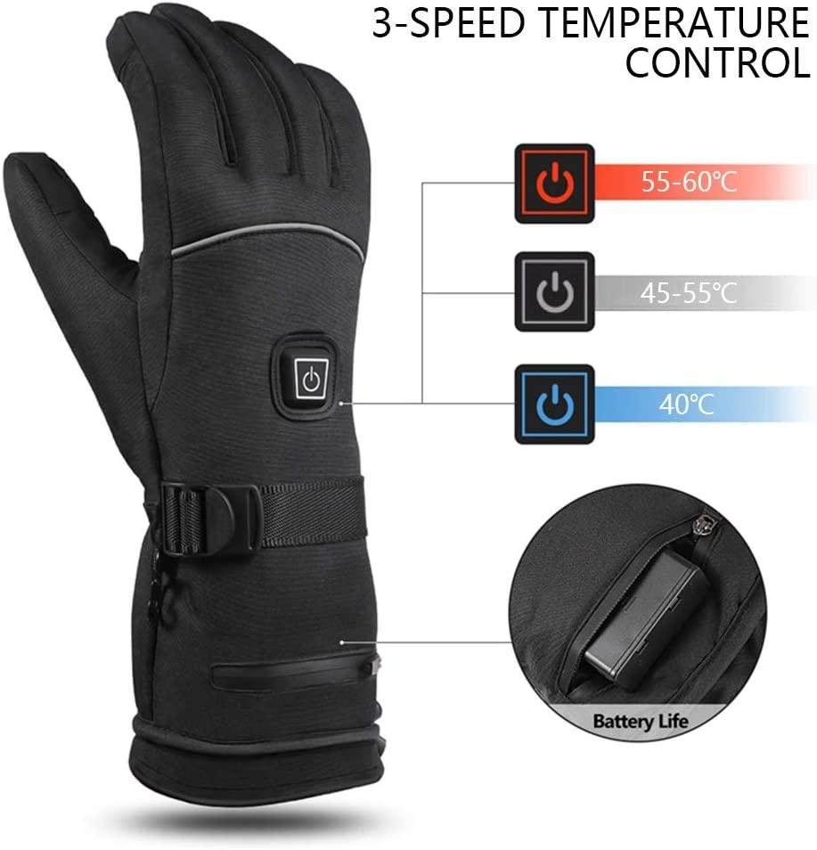 Insulated gloves with built-in heating technology
