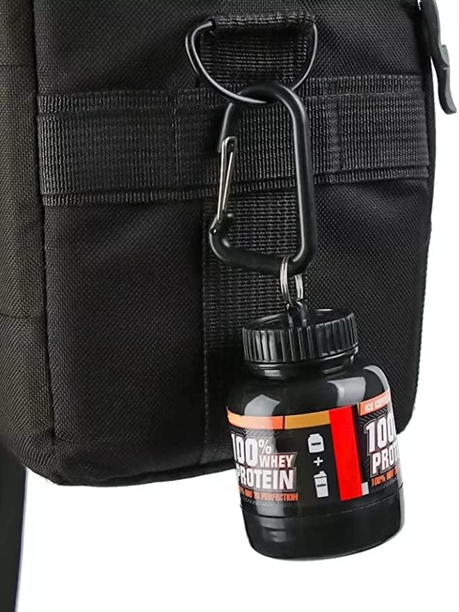 Never Miss Your Protein Fix: Keychain Gym Protein Bottle