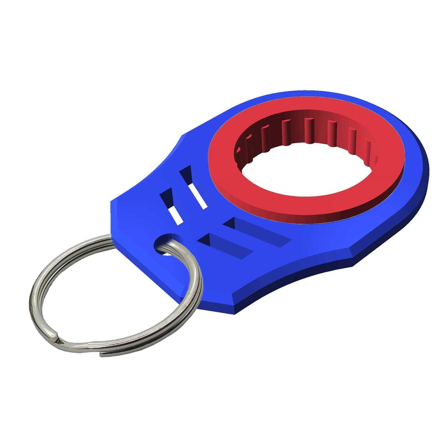 Compact Key Ring Spinner for On-the-Go