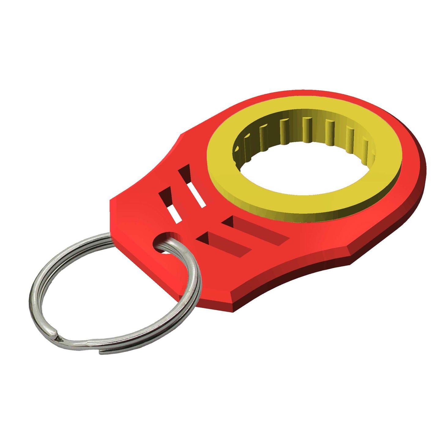 Keychain Spinner Toy with Chain Attachment