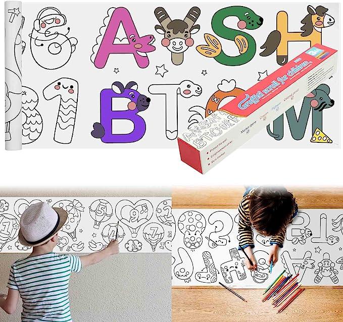 Foster Creativity with Our Kids' Drawing Paper Roll Pack