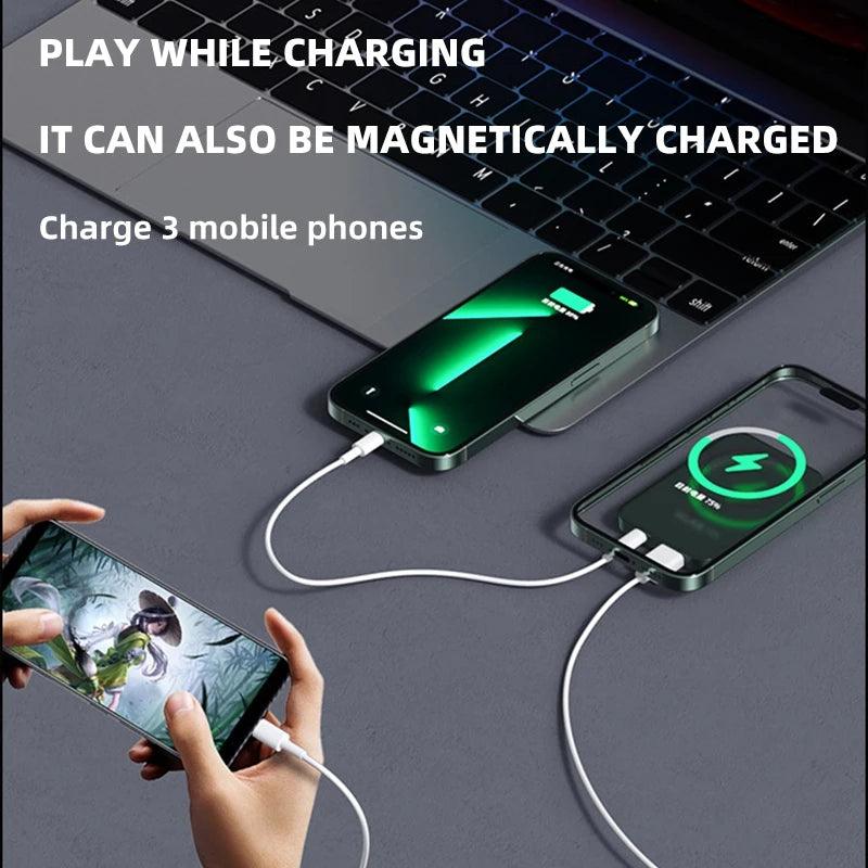 Small and Magnetic Power Bank for Mobile Devices
