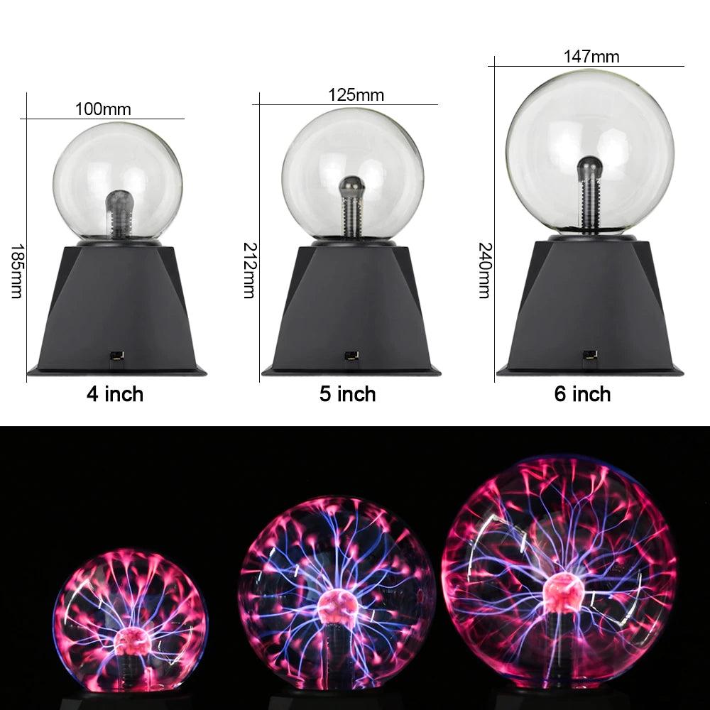 Plasma Ball Lamp in Different Sizes