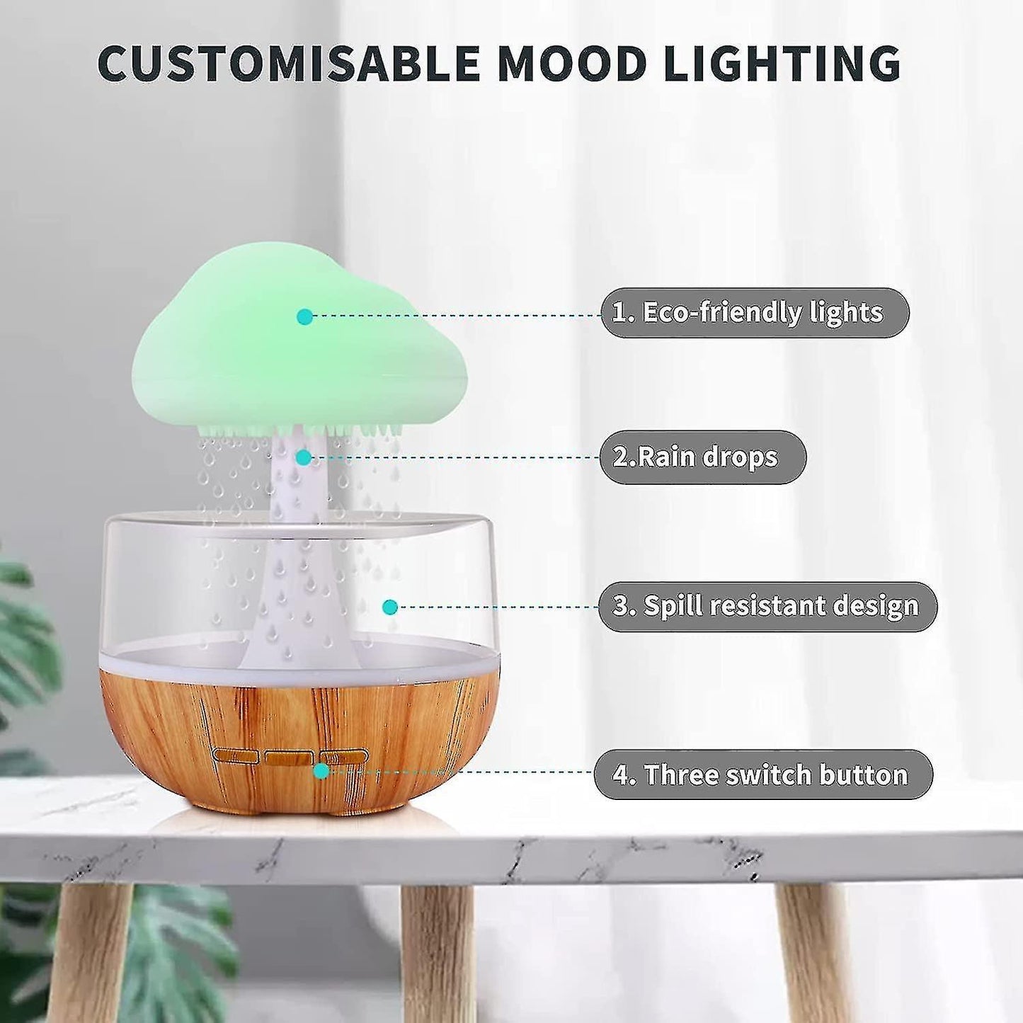 Transform Your Space with the Raining Cloud Humidifier