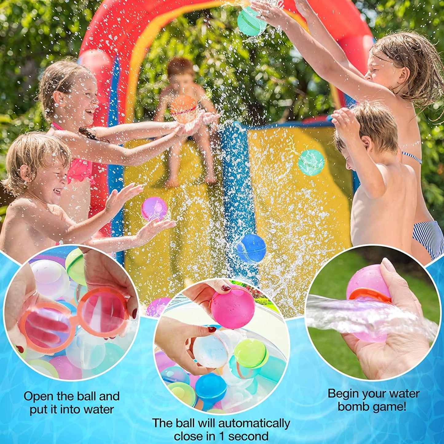 Environmentally friendly water balloons for all ages