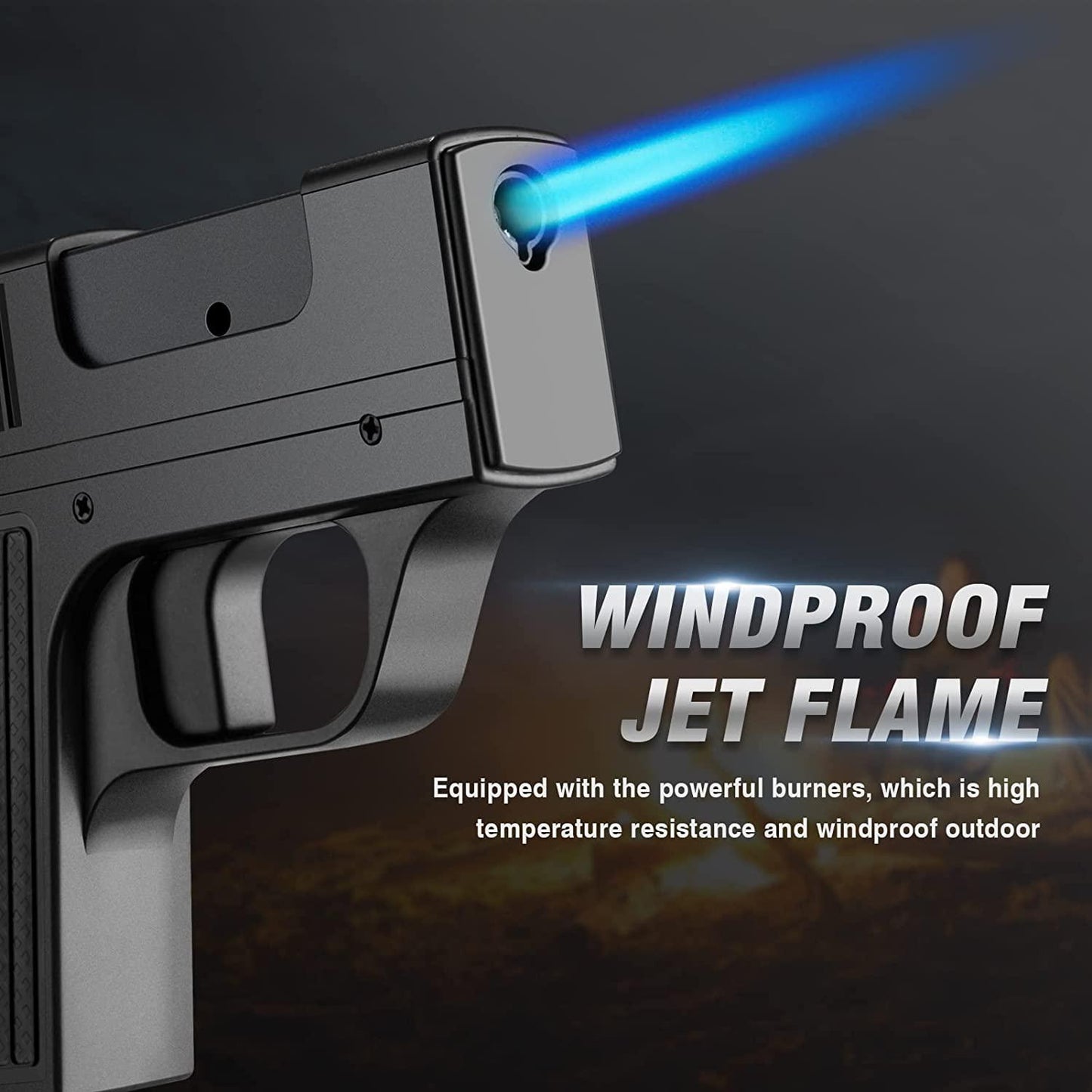 Torch Jet Lighter Gun Shape - ShopAllurefy