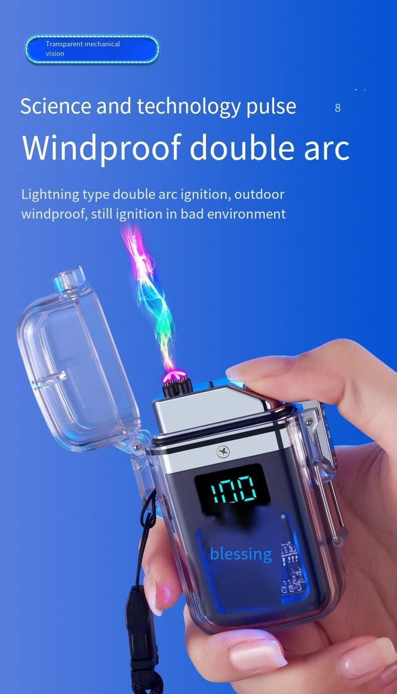 Waterproof Double arc Lighter - ShopAllurefy